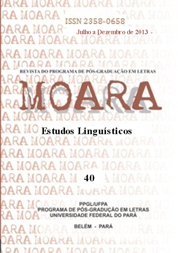 					Visualizar n. 40 (2013): Estudos Linguísticos jul a dez de 2013
				