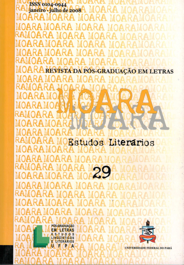 					Afficher No. 29 (2008): Estudos Literários jan a jun 2008
				