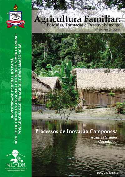 					Visualizar n. 10 (2014): Agricultura Familiar: Pesquisa, Formação e Desenvolvimento
				