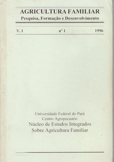 					Visualizar v. 1 n. 1 (1996): Agricultura Familiar: Pequisa, Formação e Desenvolvimento
				